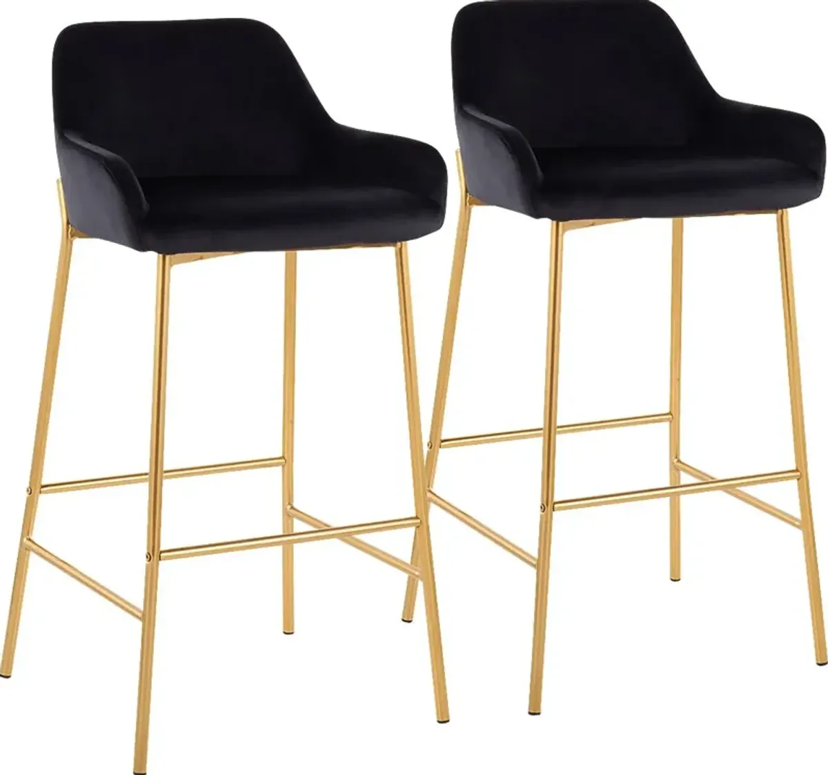 Rimcrest I Black Barstool Set of 2