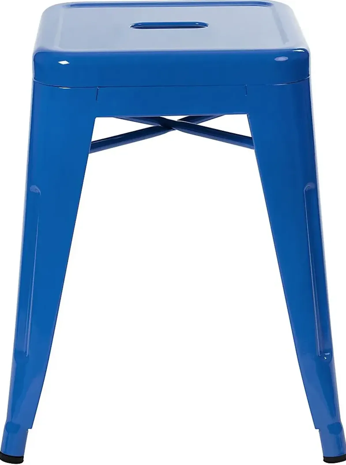 Pamelan Blue Dining Stool, Set of 4