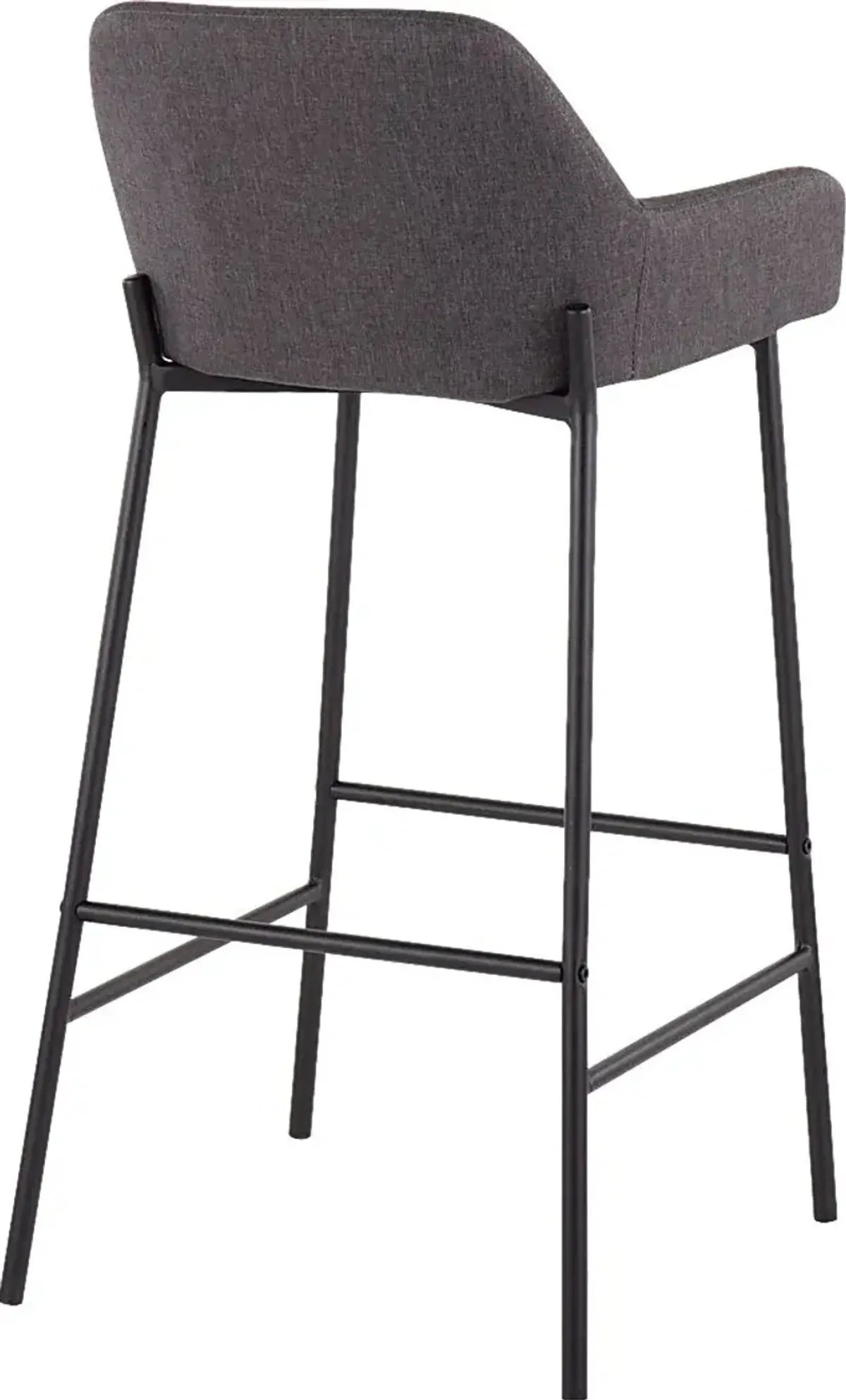 Rimcrest II Charcoal Barstool Set of 2