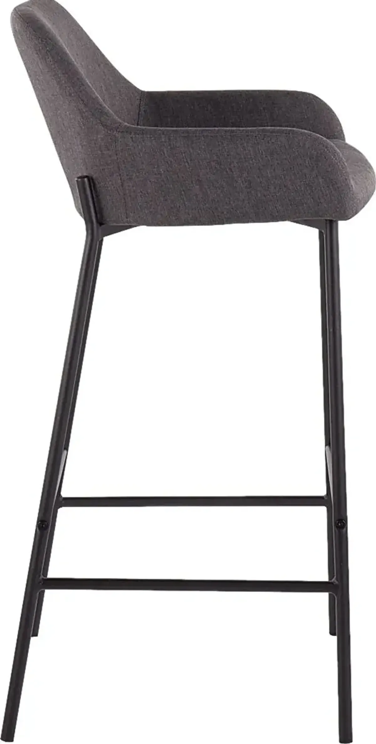 Rimcrest II Charcoal Barstool Set of 2