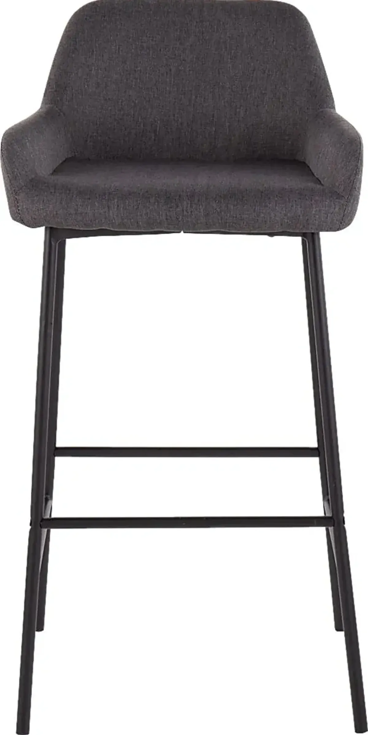 Rimcrest II Charcoal Barstool Set of 2