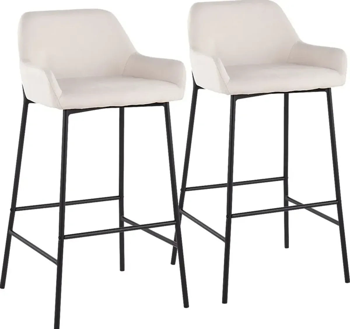 Rimcrest II Cream Barstool Set of 2