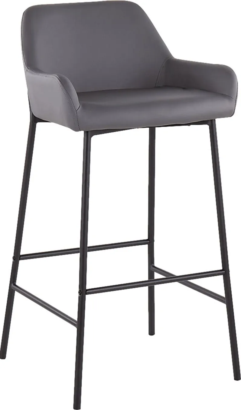 Rimcrest II Gray Barstool Set of 2