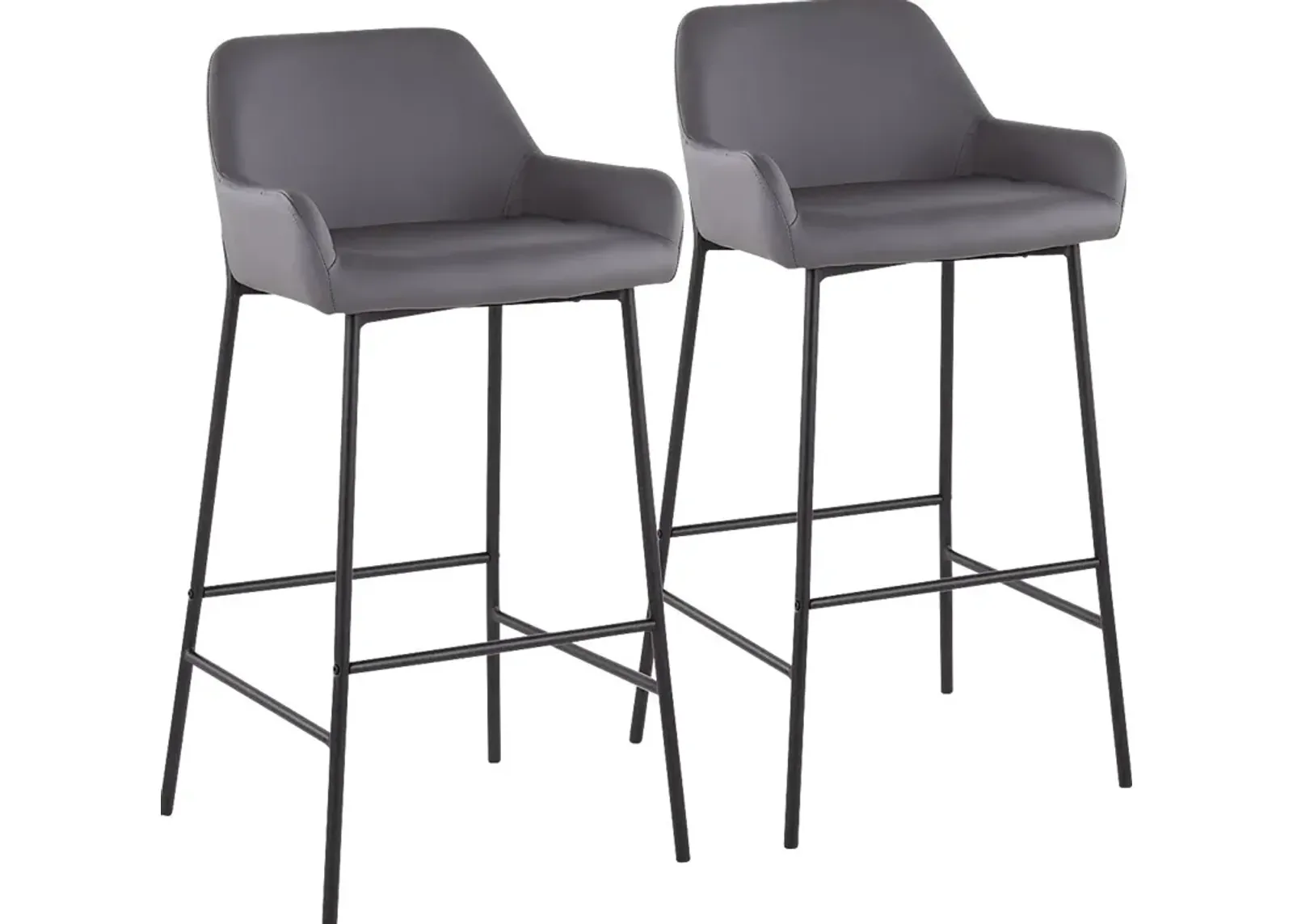 Rimcrest II Gray Barstool Set of 2