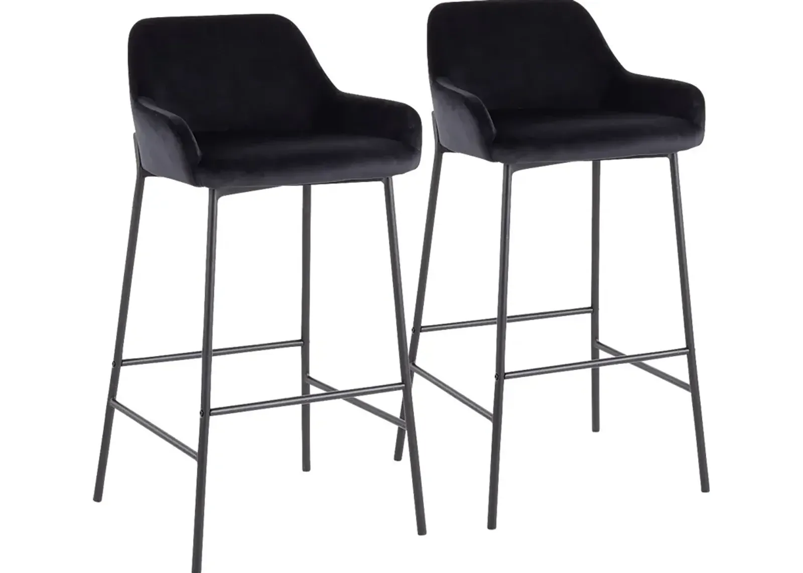 Rimcrest II Black Barstool Set of 2