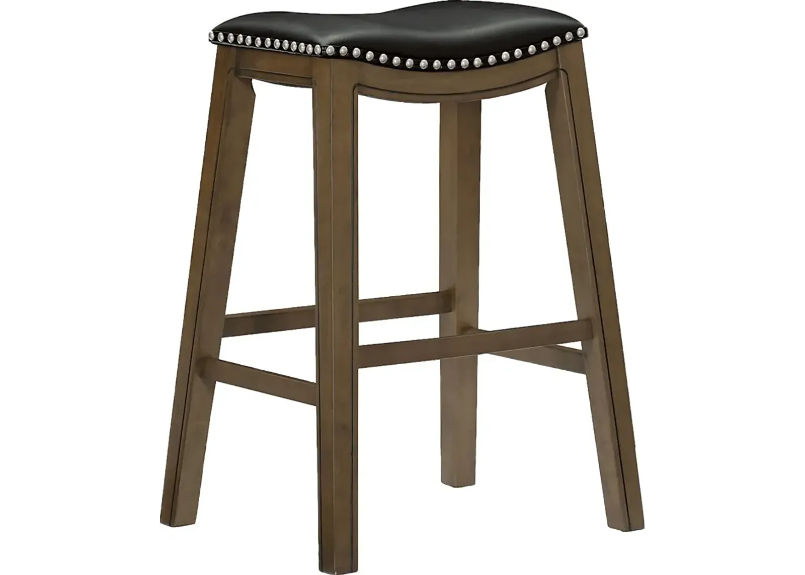 Etton Black Barstool