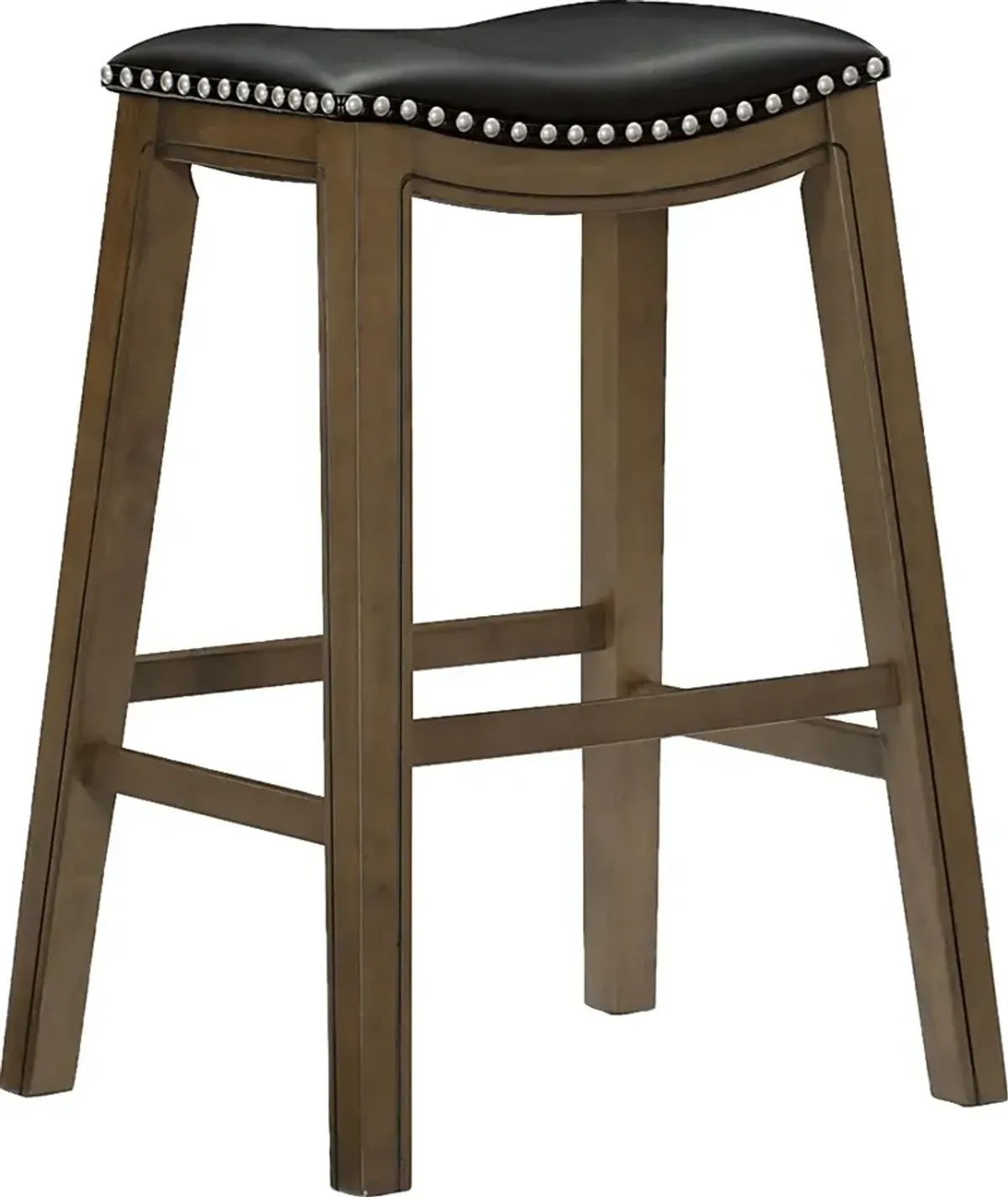 Etton Black Barstool