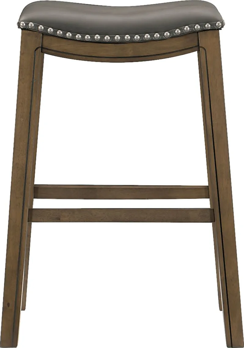 Etton Gray Bar Stool