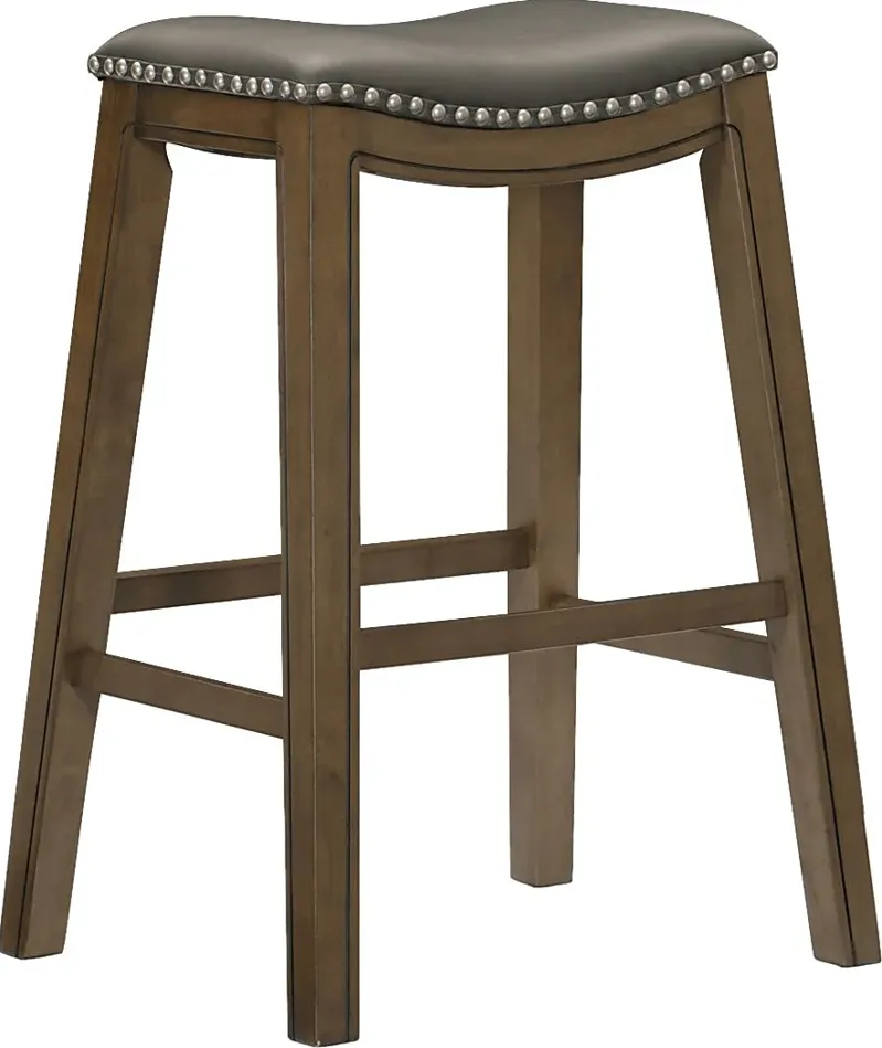 Etton Gray Bar Stool