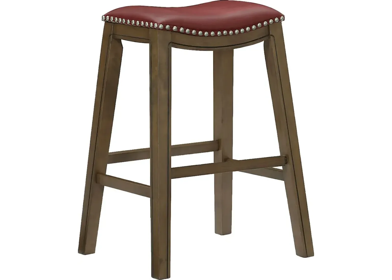 Etton Red Barstool