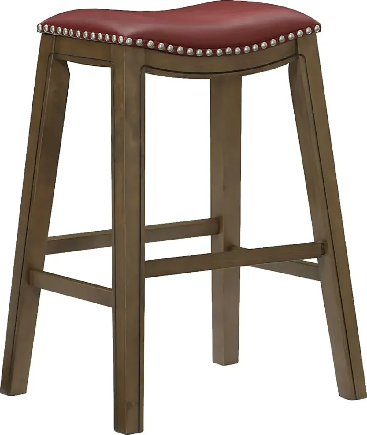 Etton Red Barstool