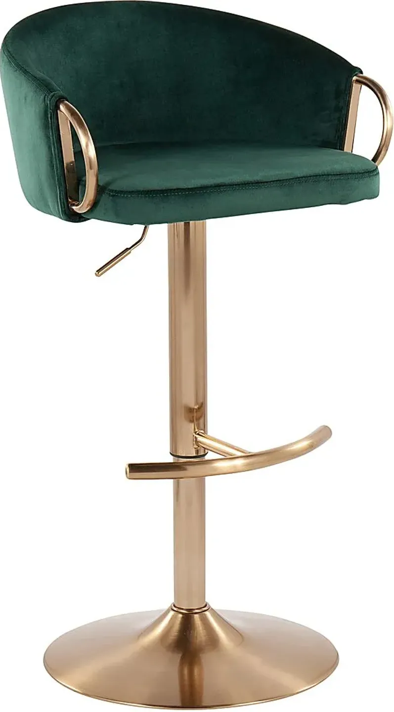 Alairen Green Barstool, Set of 2