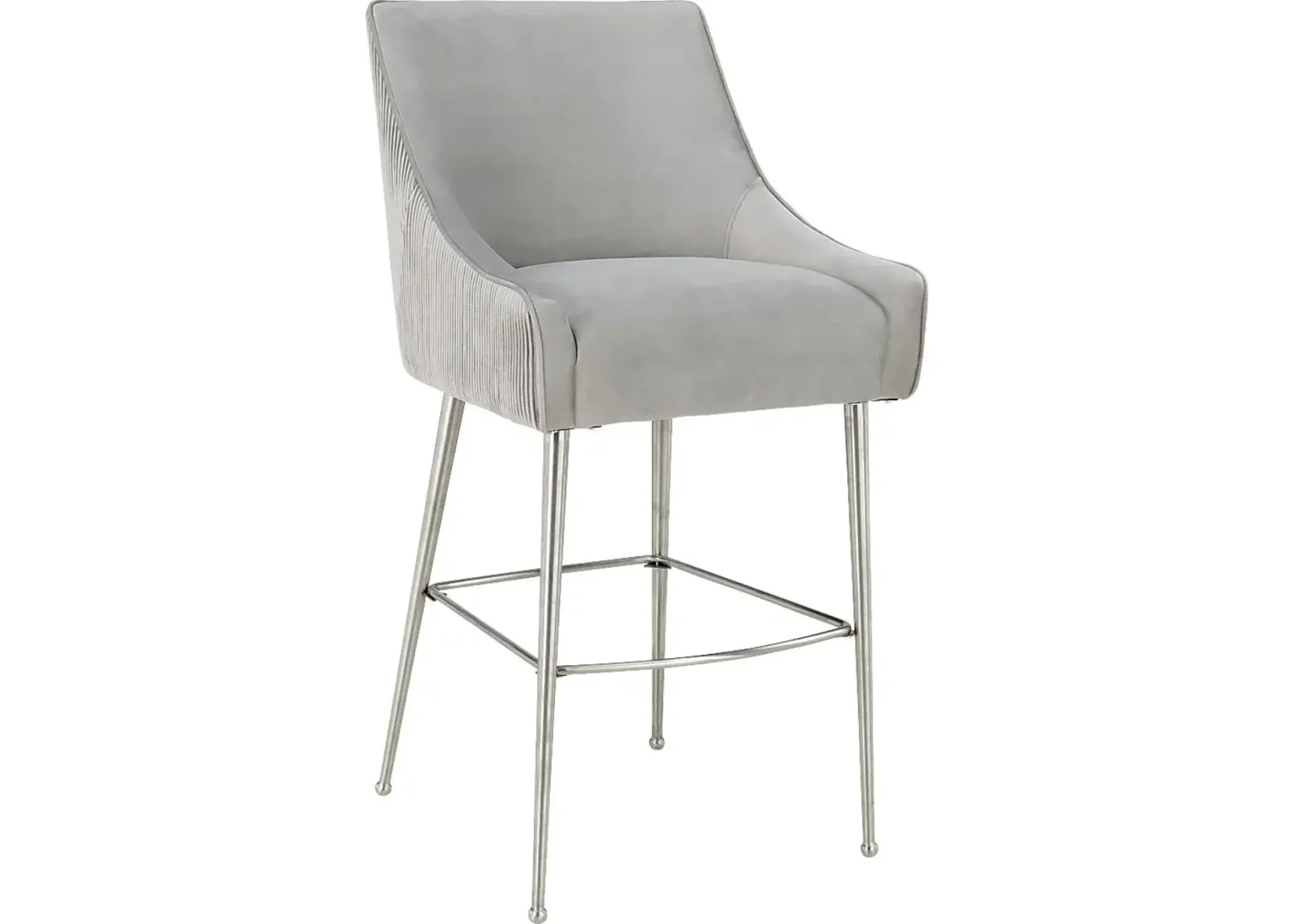 Beaulane II Light Gray Barstool