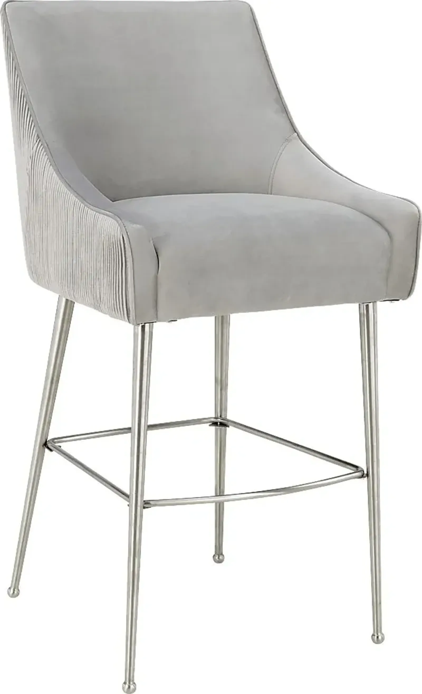 Beaulane II Light Gray Barstool