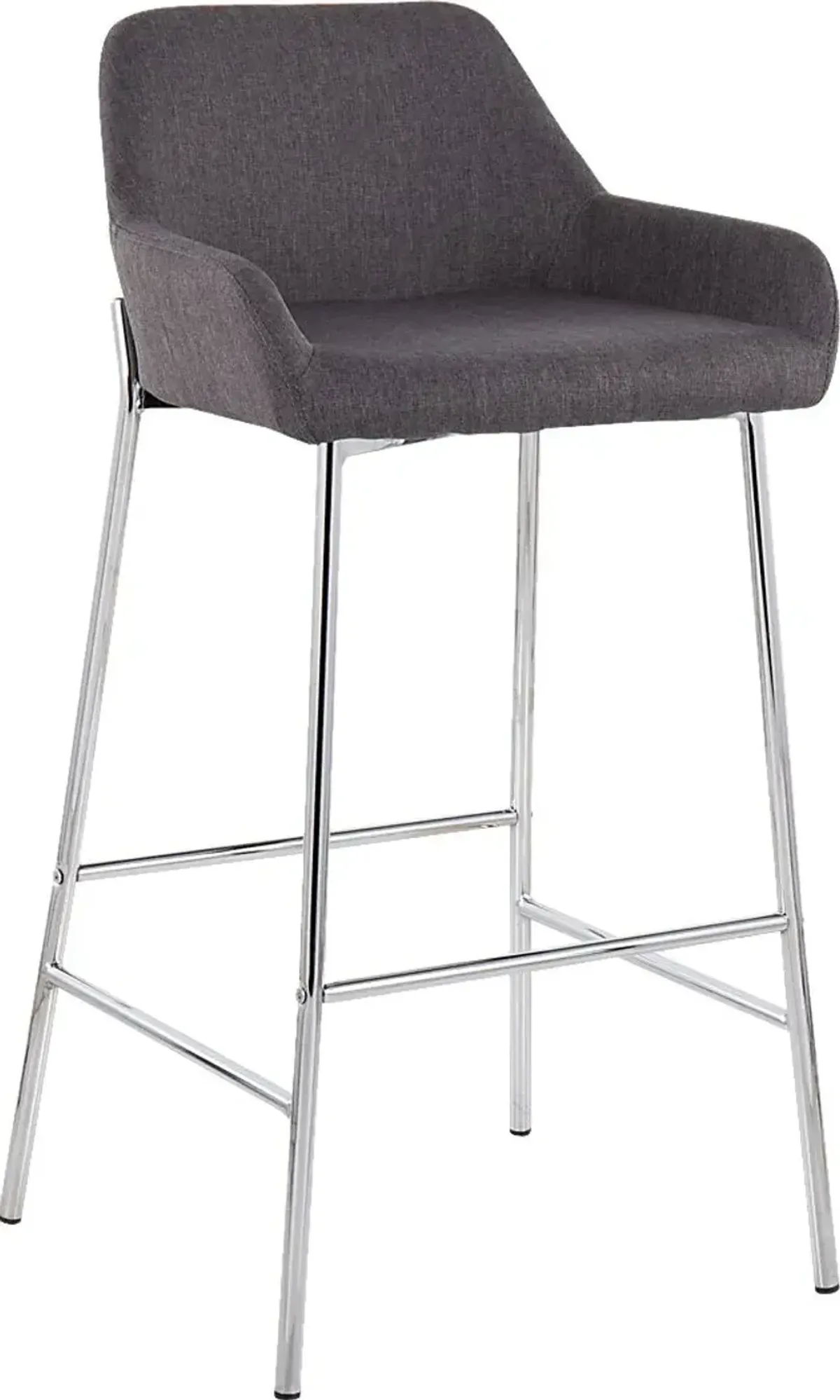 Rimcrest III Charcoal Barstool Set of 2