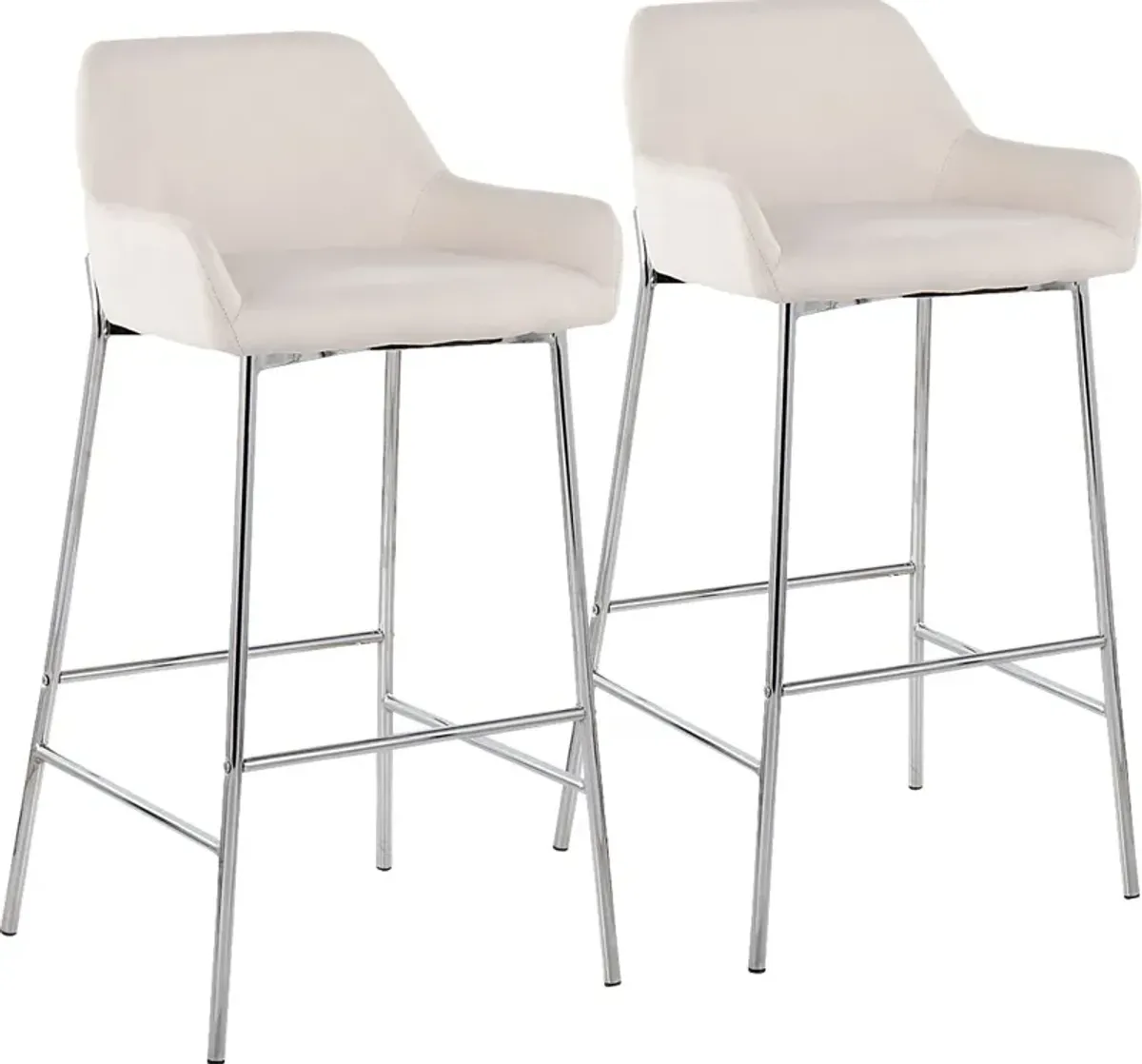 Rimcrest III Cream Barstool Set of 2