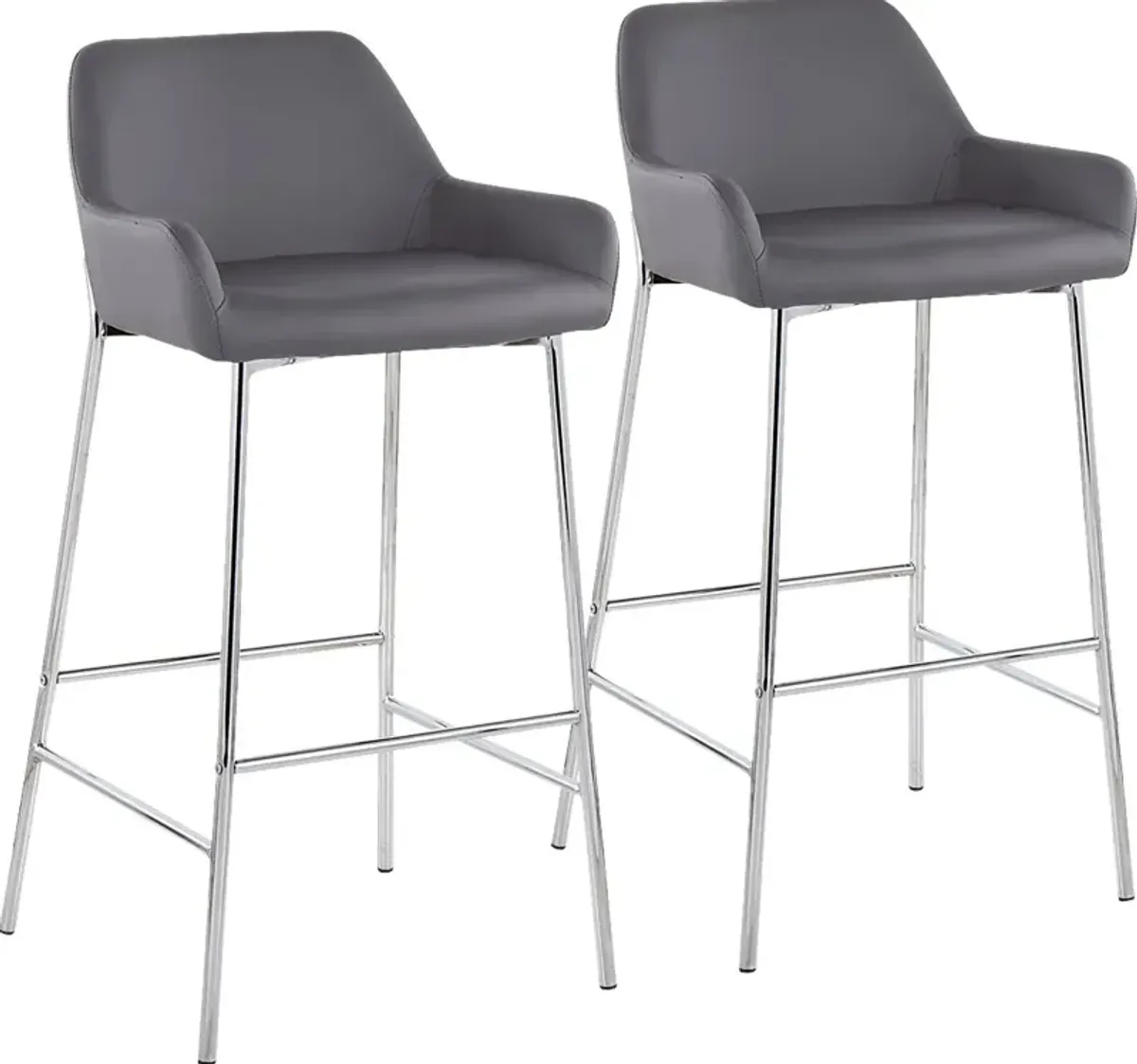 Rimcrest III Gray Barstool Set of 2