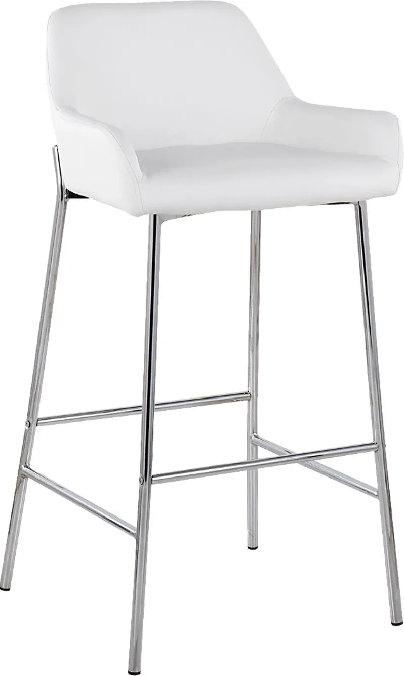 Rimcrest III White Barstool Set of 2