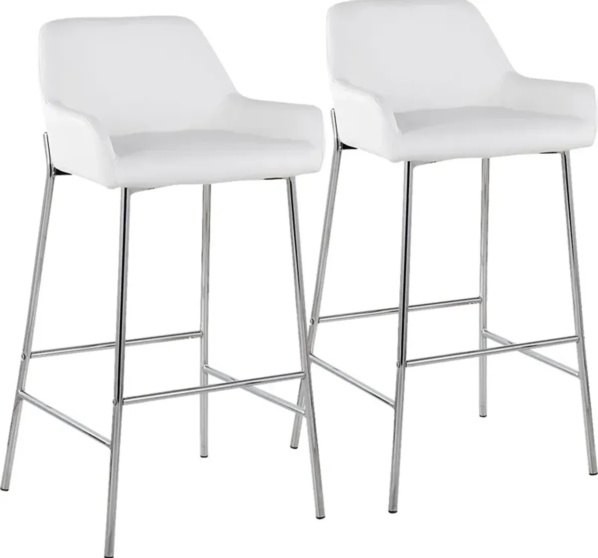 Rimcrest III White Barstool Set of 2