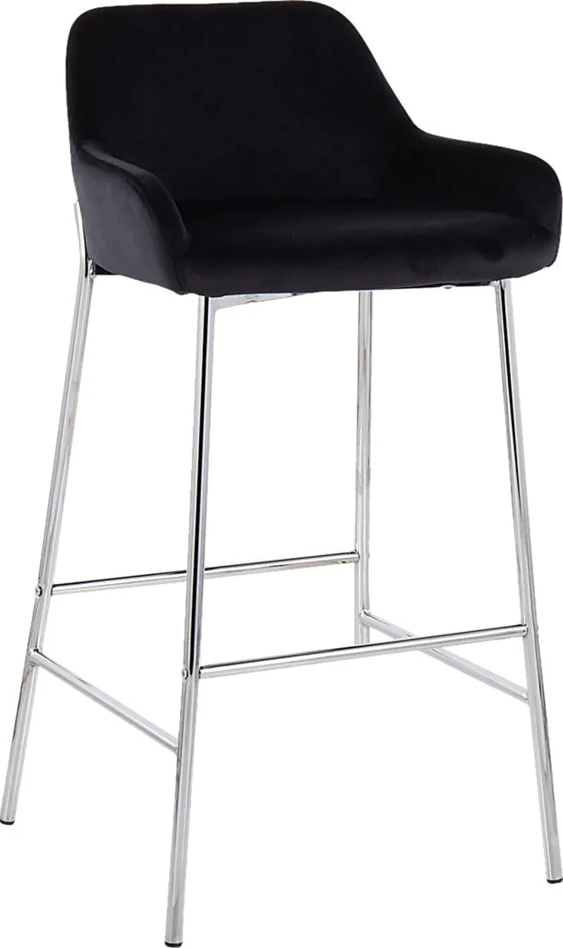 Rimcrest III Black Barstool Set of 2