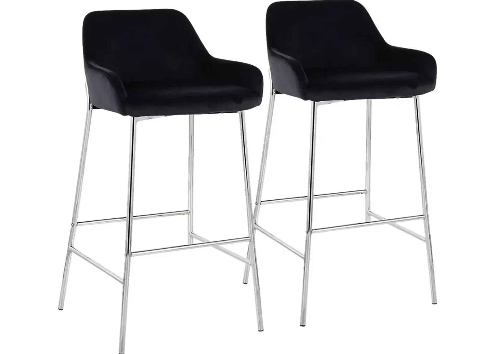 Rimcrest III Black Barstool Set of 2