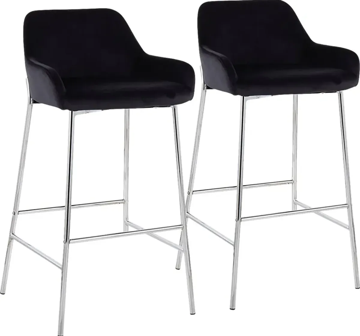 Rimcrest III Black Barstool Set of 2