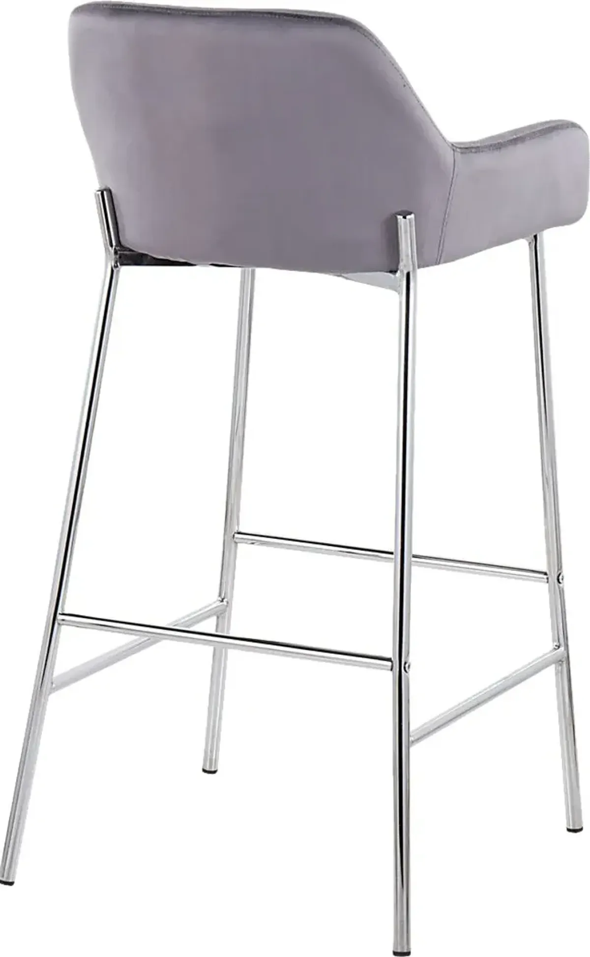 Rimcrest III Silver Barstool Set of 2