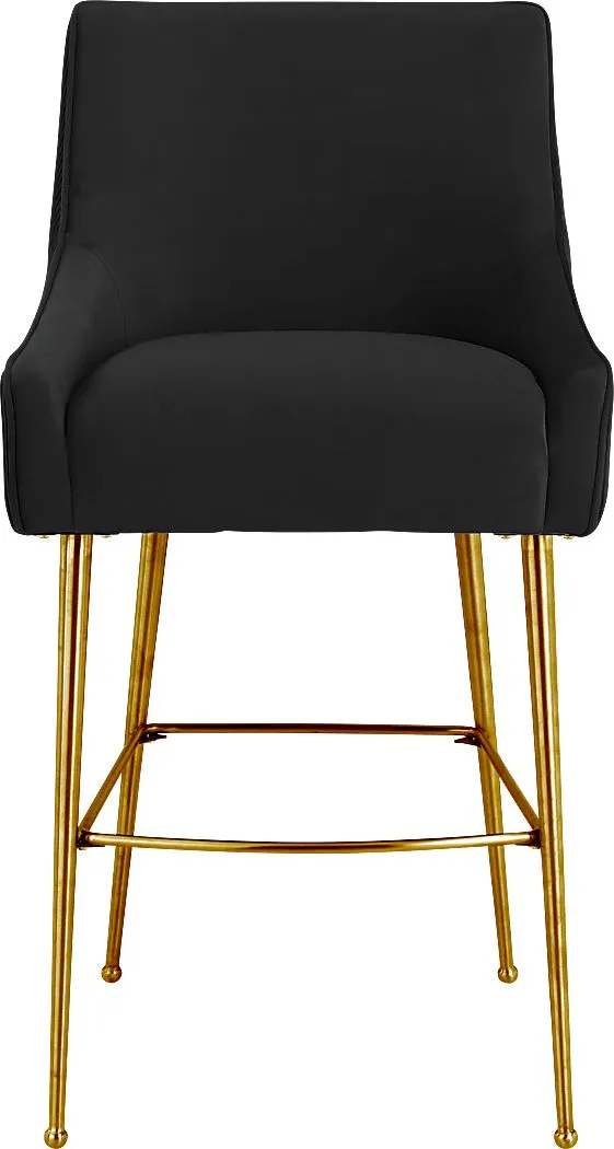 Beaulane I Black Barstool