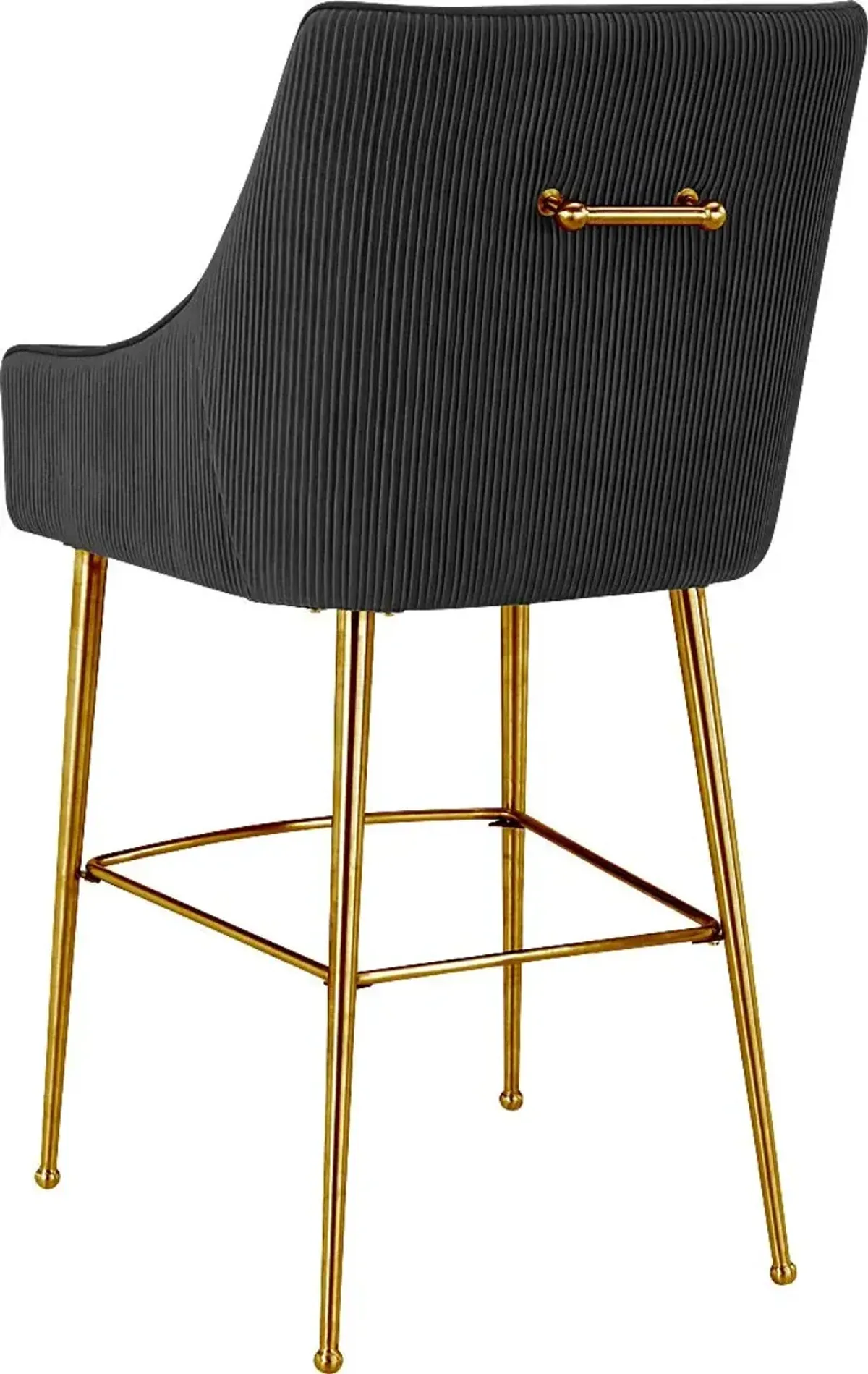 Beaulane I Black Barstool