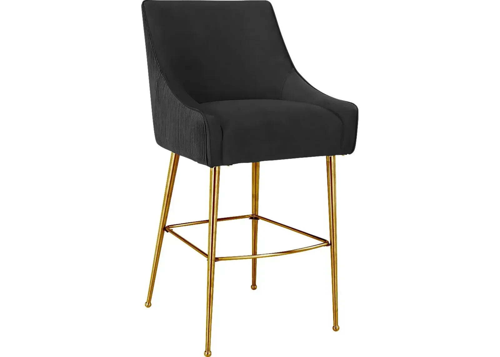 Beaulane I Black Barstool