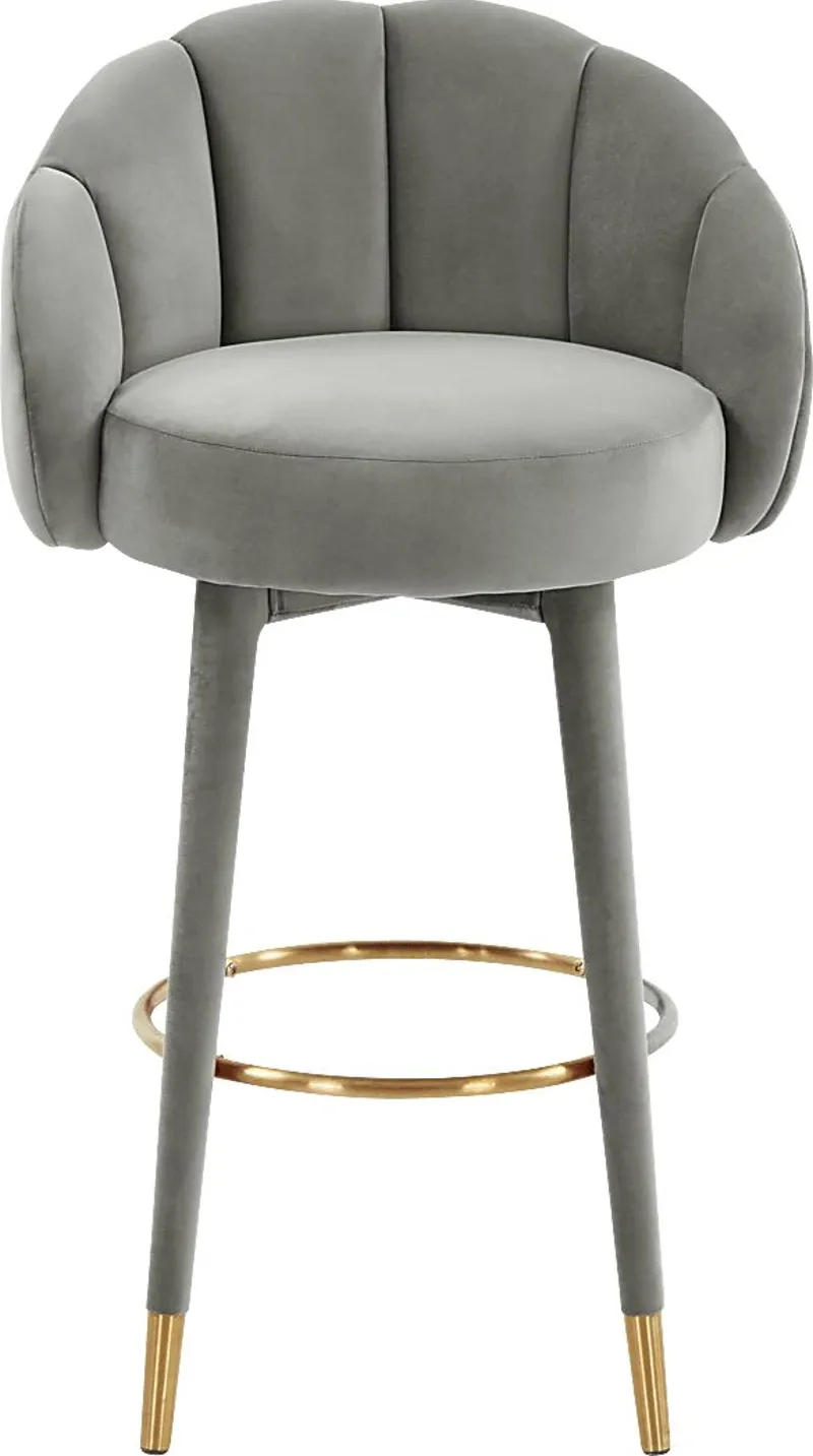 Juleane Light Gray Barstool