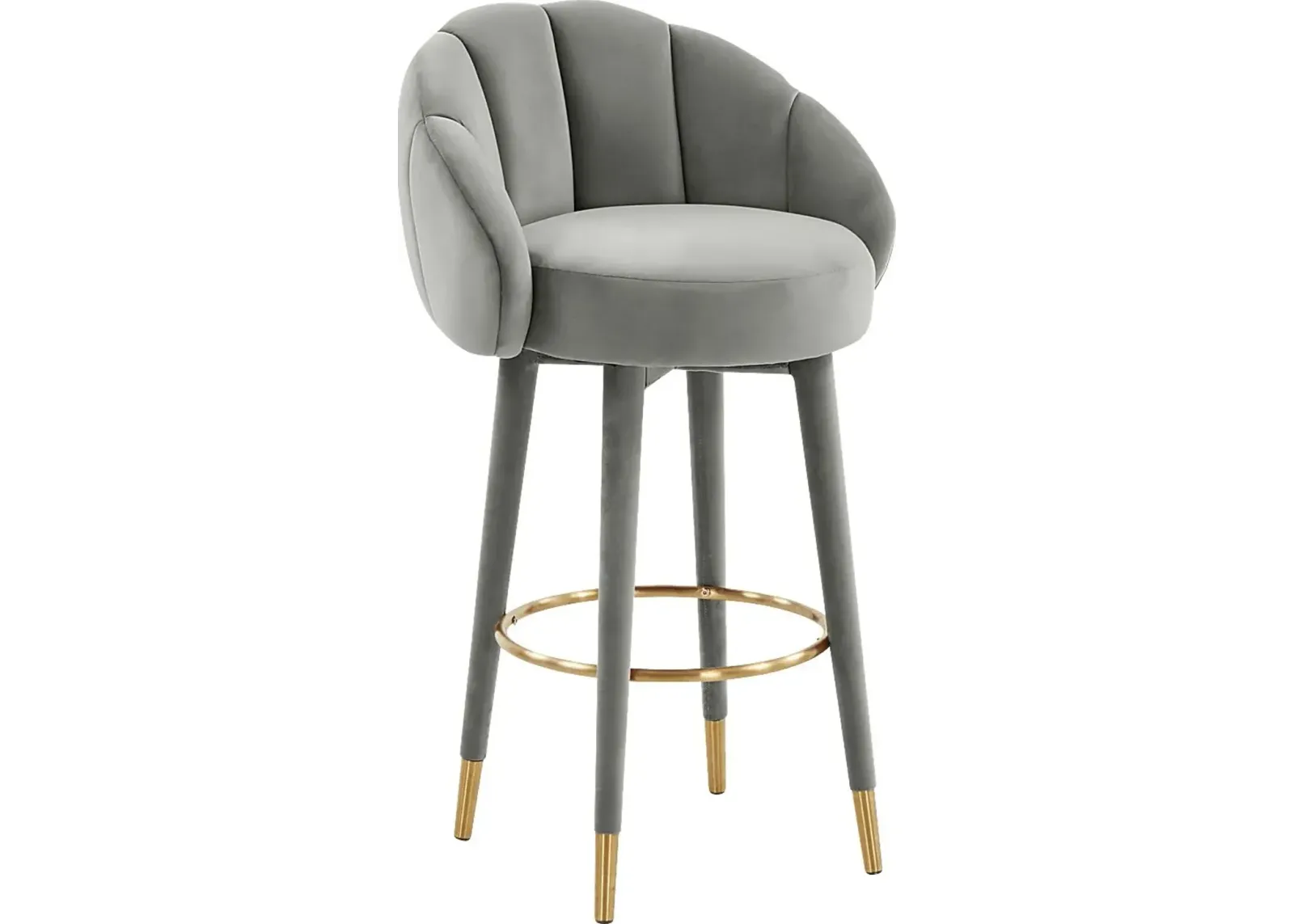 Juleane Light Gray Barstool