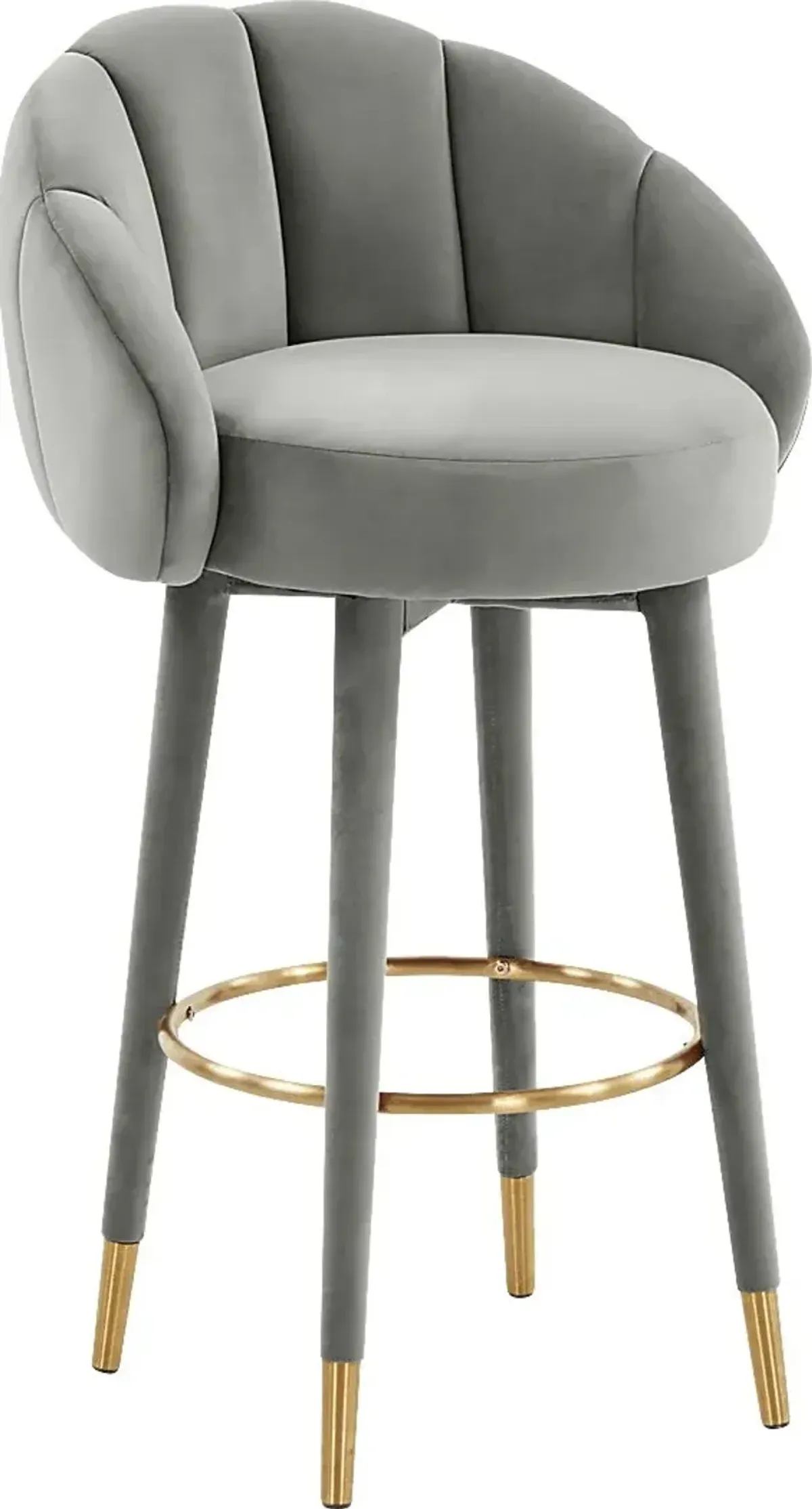 Juleane Light Gray Barstool