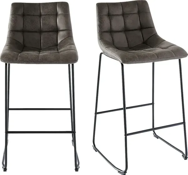 Aldergate Gray Bar Stool Set