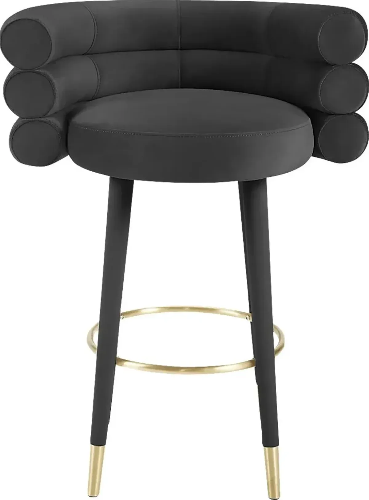 Barberry Black Barstool