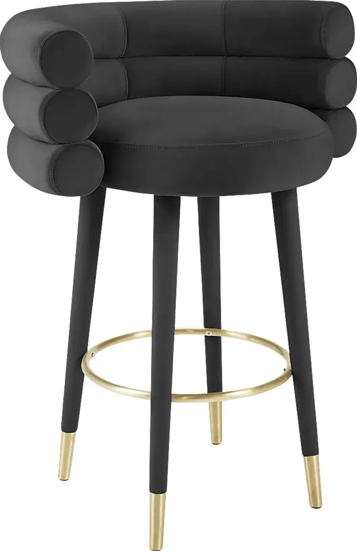 Barberry Black Barstool