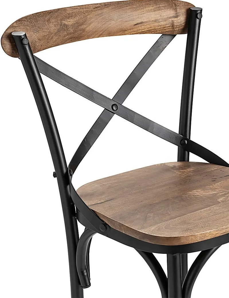 Radere Black Barstool