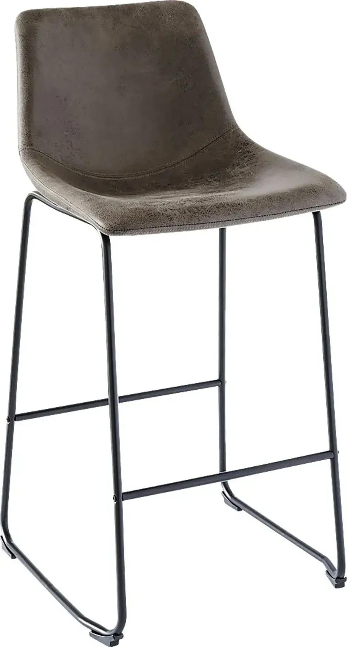 Fallowmont Gray Barstool, Set of 2