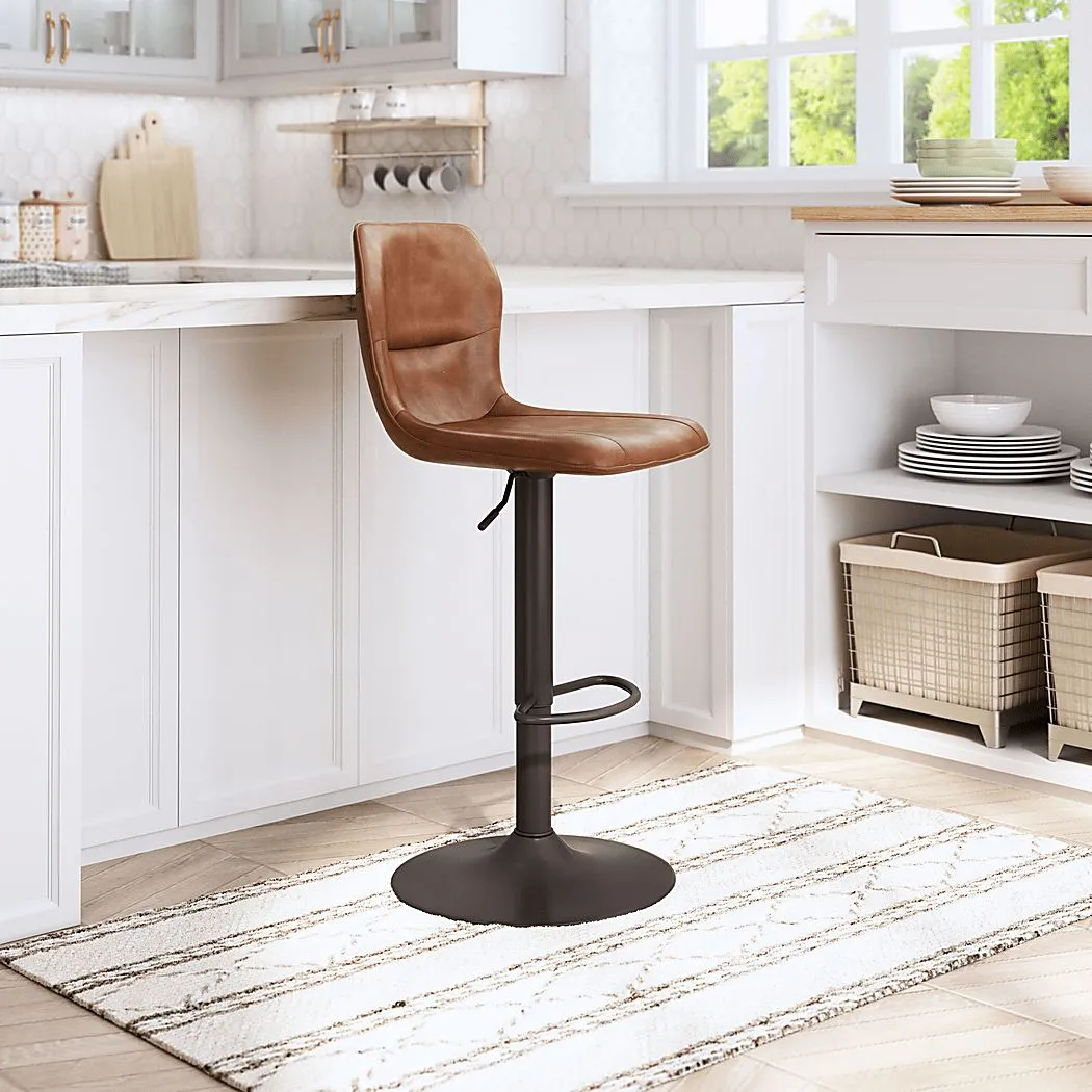 Abingdom Brown Bar Height Stool