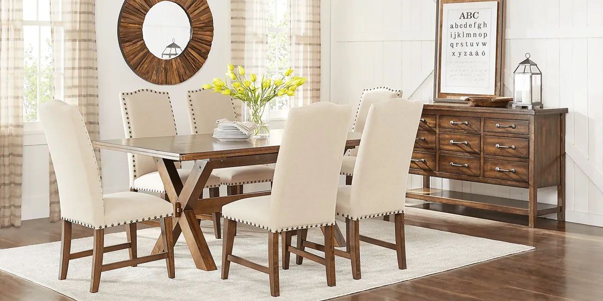 Twin Lakes Brown 5 Pc 72 in. Rectangle Dining Room