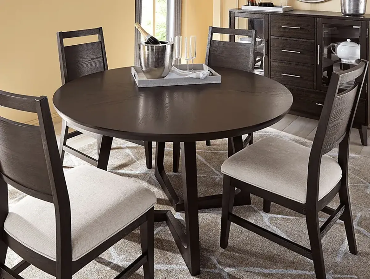 Ramore Espresso Round Dining Table