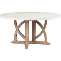 Oakwood Terrace Sand Round Dining Table