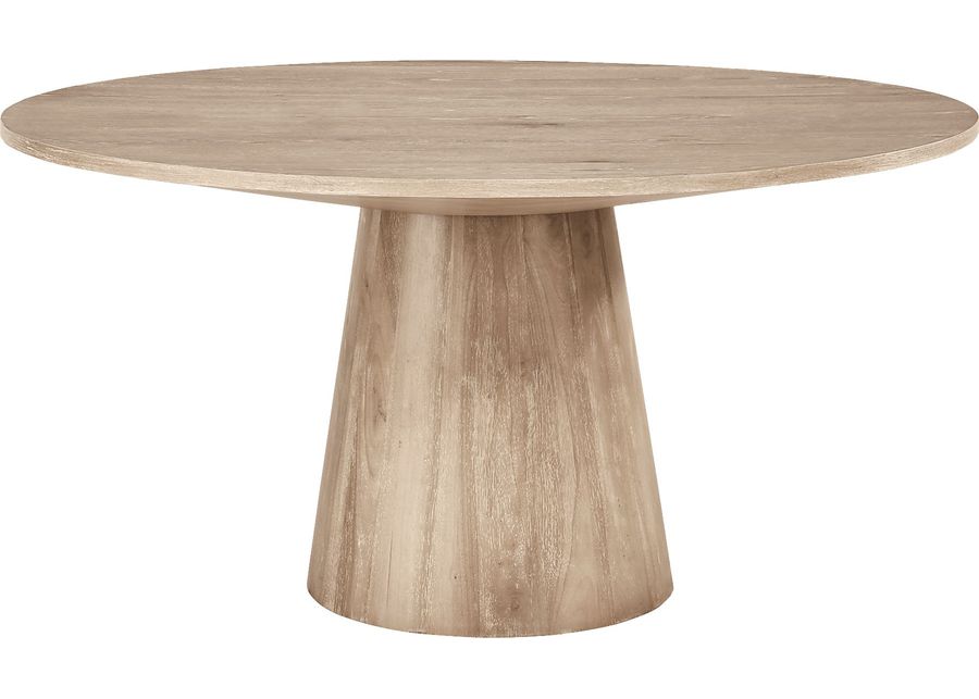 Kendall Natural 59"" Round Dining Table