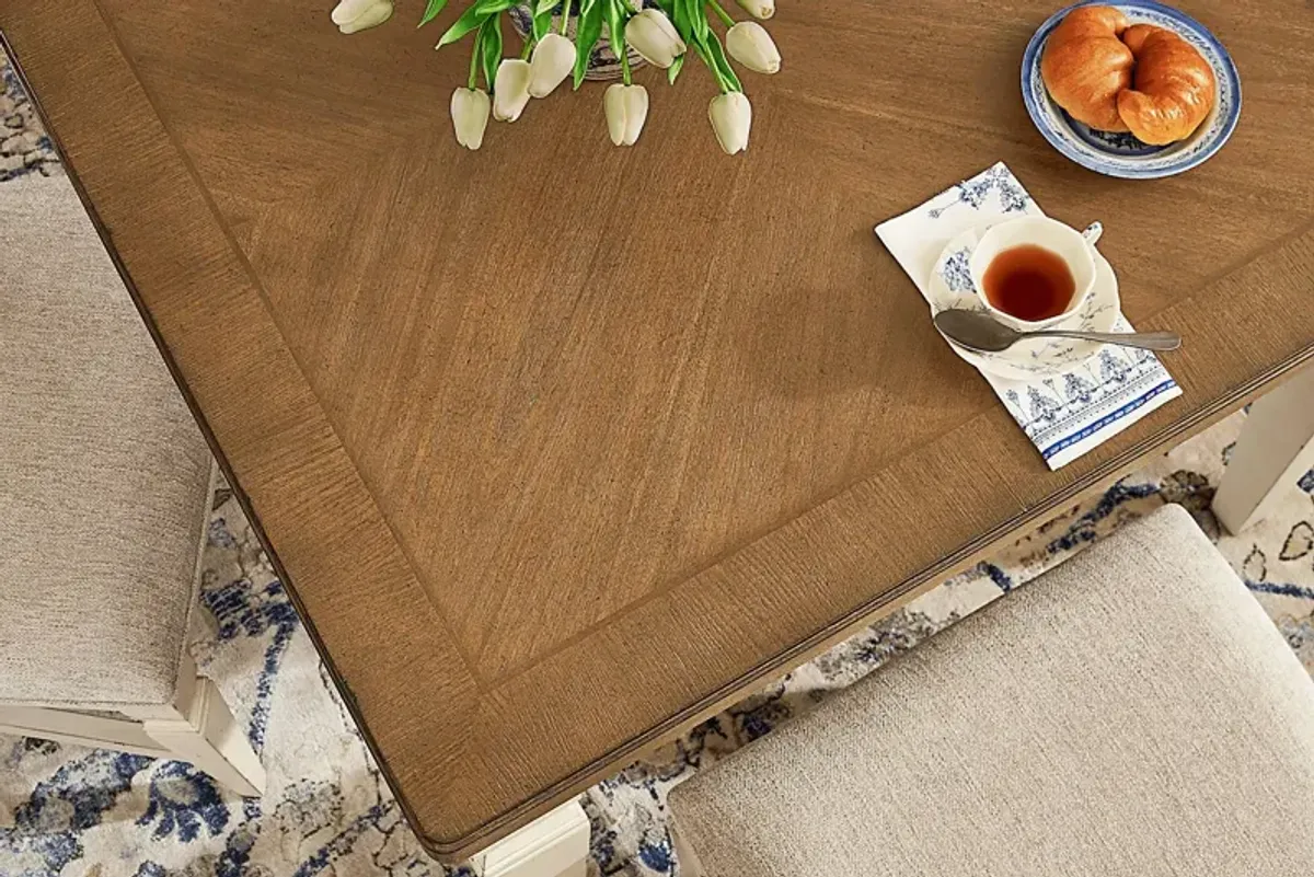Provence Brown Square Dining Table