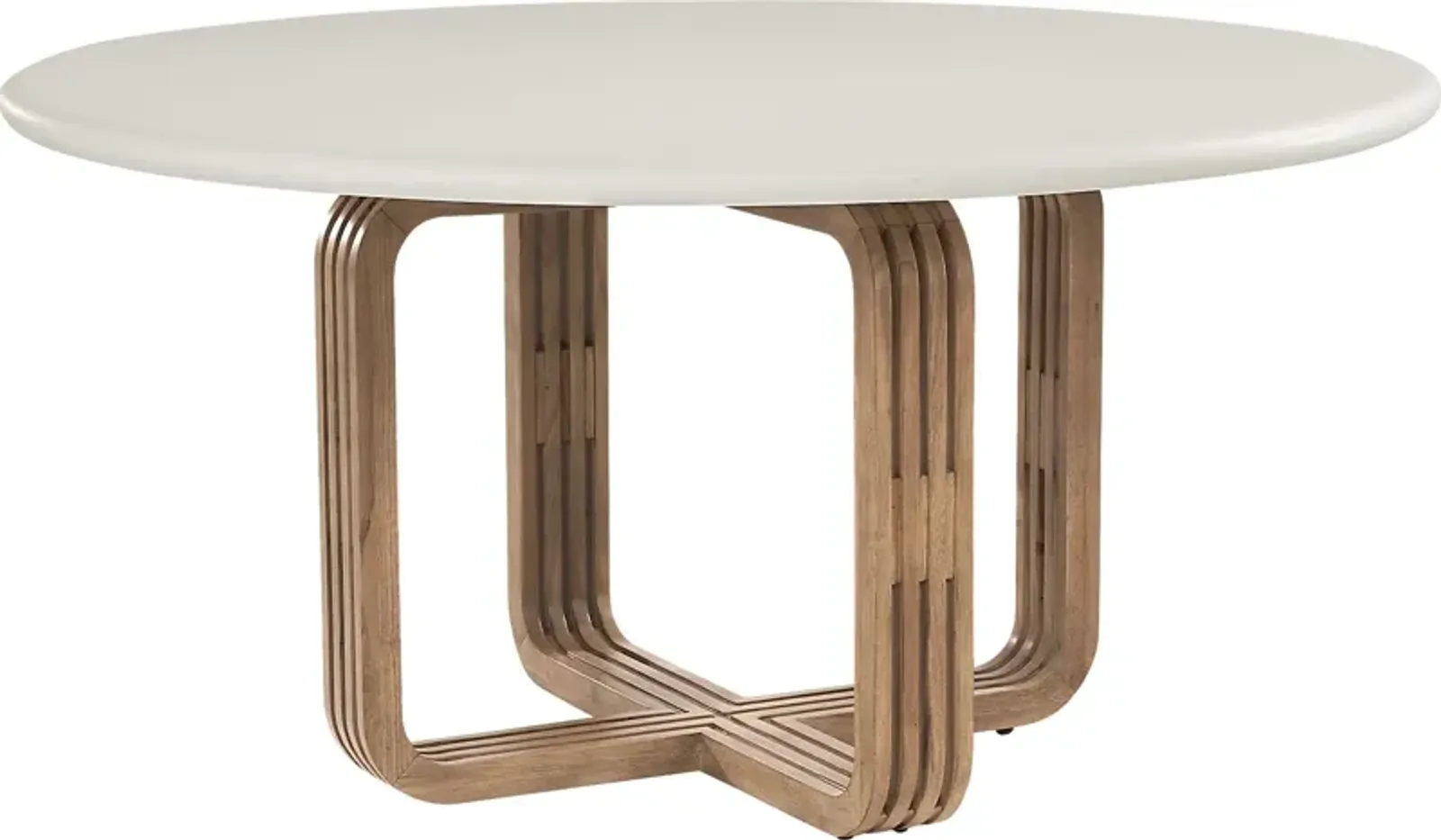 Bristol Bay White Round Dining Table