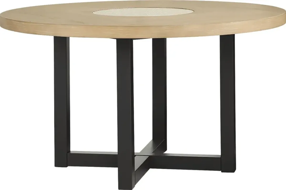 Hunter Springs Black Round Dining Table