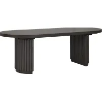 Cheetham Hill Espresso Oval Dining Table