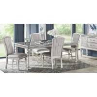Starlet Lane Silver 5 Pc Rectangle Dining Room