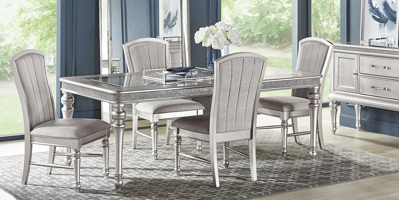 Starlet Lane Silver 5 Pc Rectangle Dining Room