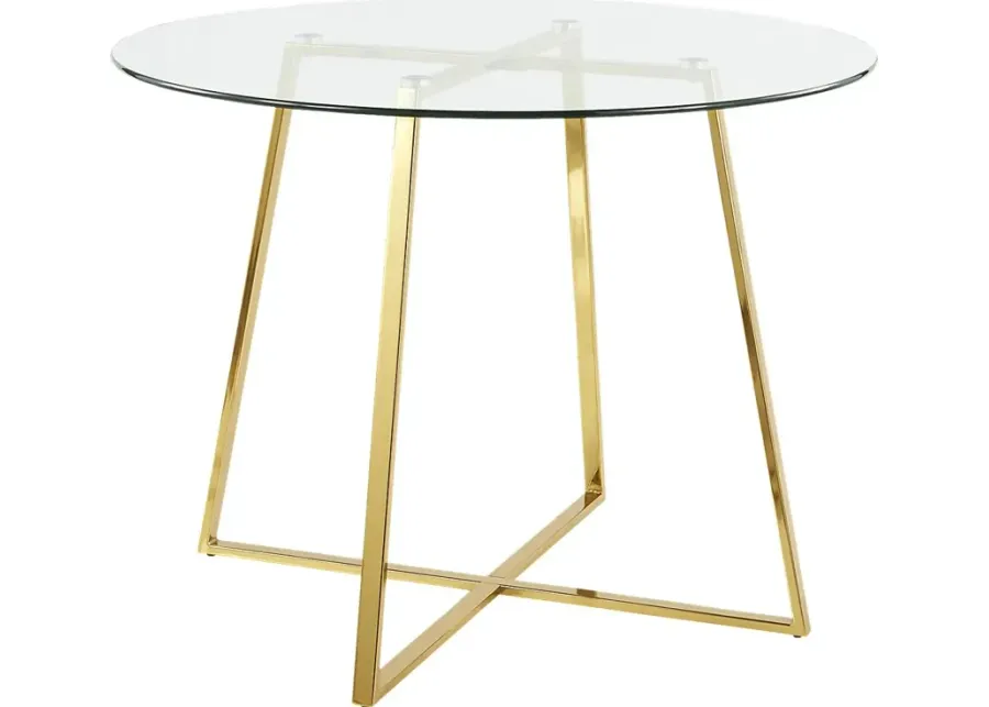 Ovalla Gold Dining Table